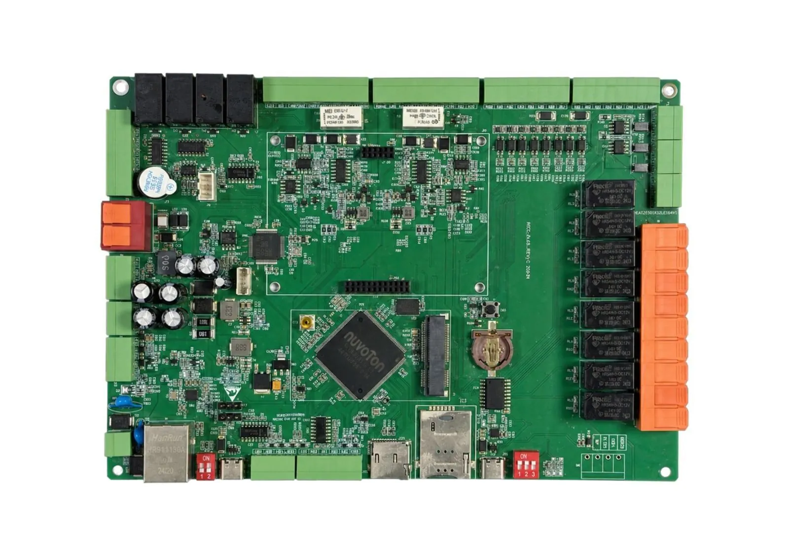 eectec FY1 双枪欧标交流充电主板，2 x 22 kW